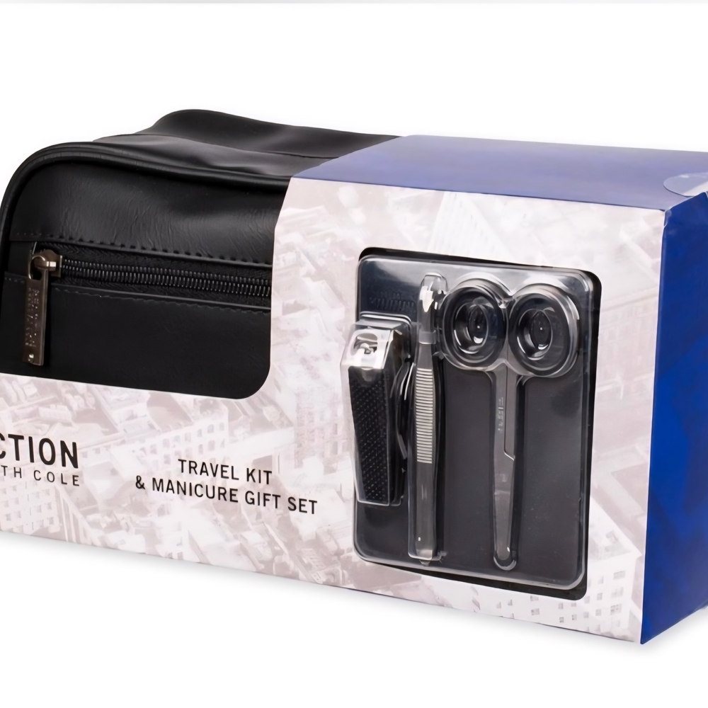 Kenneth Cole Black Grooming Tools Set